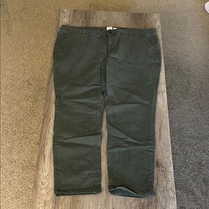 a new day Women's Dark Green Chinos